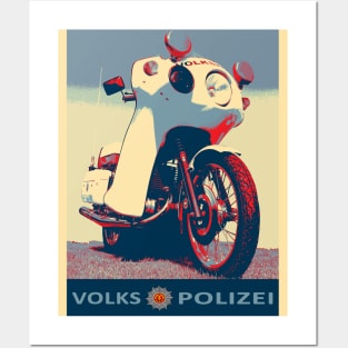 GDR Police motorcycle - ETZ 250 Posters and Art